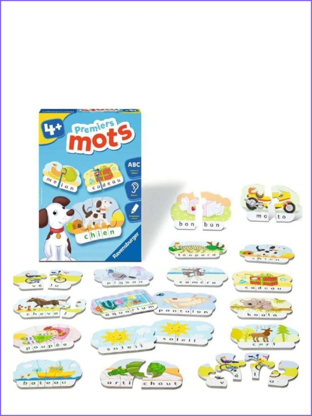 Ravensburger Game Premiers Mots (First Words) French New In Box